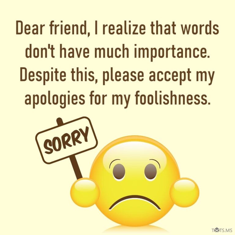 Sorry Messages - Txts.ms