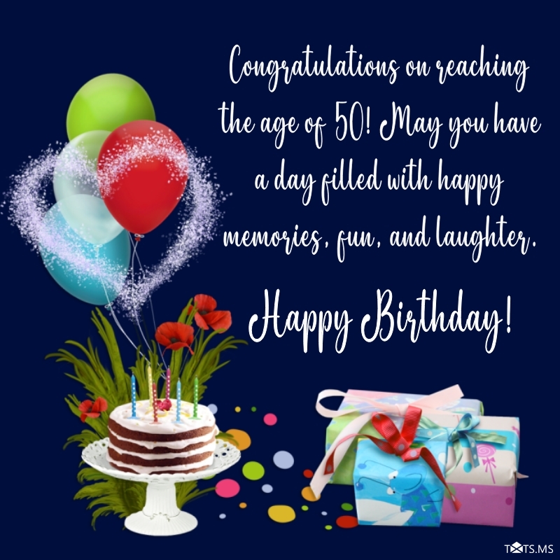 50th Birthday Wishes