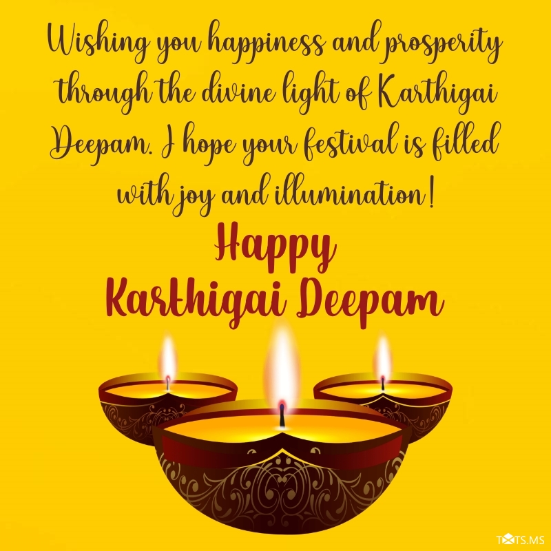 Happy Karthigai Deepam Wishes